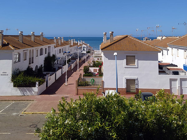 Vistas de la playa desde el piso